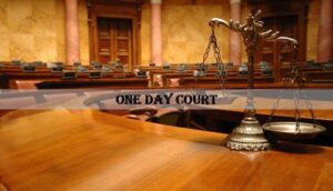 ONE DAY COURT MISDEMEANOR